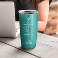 thumbnail image 3 of Personalized Nurse Cup for New RN Women Nurses,Custom Tea/Coffee Nurse Tumbler 20 oz Stainless Steel,Ideal for Nurses School Graduation Gifts/Week Gifts/Retirement Gifts/Birthday Gifts, 3 of 5