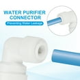 thumbnail image 3 of Uxcell Water Purifier Elbow Union Connector Quick Push to Connect Tube Fittings for RO DI Reverse Osmosis Water Filter Purifier 15 3/8" x 1/4", 3 of 7
