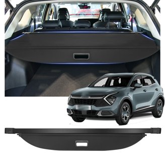 ECCPP Retractable Cargo Cover For 2024 Lincoln Nautilus 2.0L - Trunk Security Shade, Tool-Free Installation