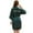Green, variant on LYMAYTER Women's Wedding Party Robe Short Rose Gold Satin Bride Bridesmaid Dressing Robe S-XXL