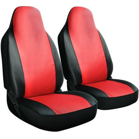 Seat Cover Complete Full Set for Cars Trucks SUVs Vans - PU Leather - 10