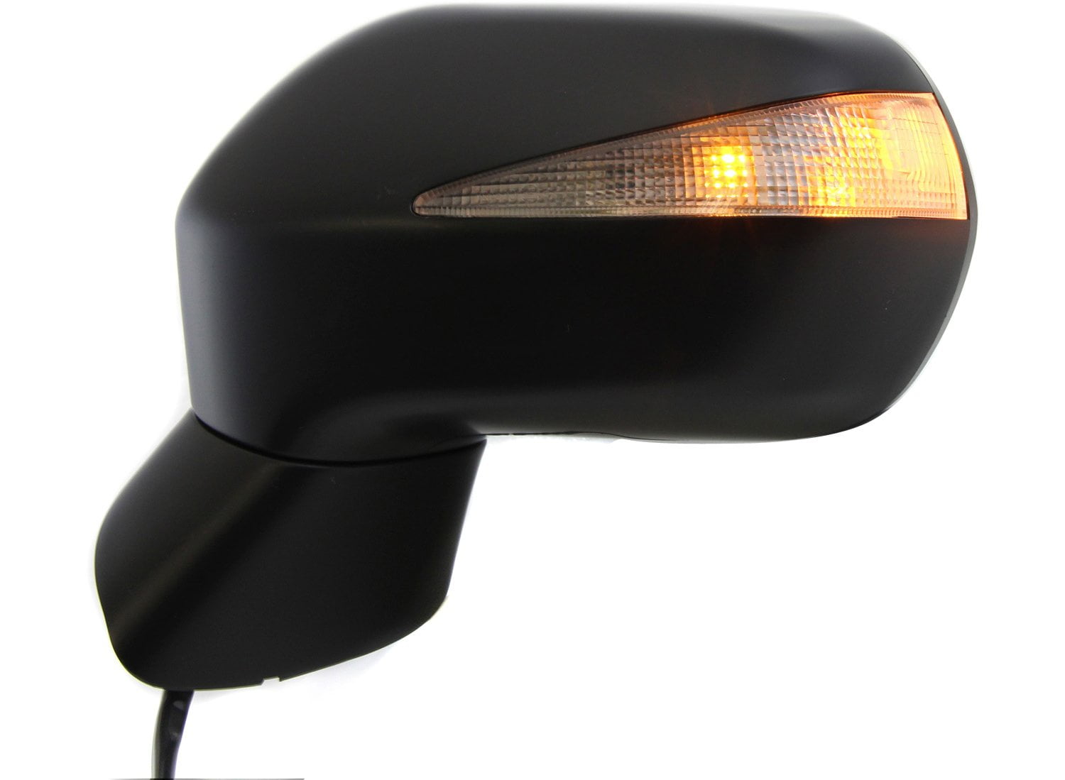 Mirror Compatible With 2006-2011 Honda Civic Left Driver Side Heated In-Housing Signal Light Paintable Kool-Vue