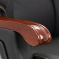 thumbnail image 5 of KINNLS Jones Executive Chair with Massage Big and Tall Home Office Desk Chair Back Task Desk Chair Leather Soft Classic Luxury Boss Executive Swivel Office Chair for Adult, 5 of 17