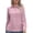 Pink, variant on Womens Shirts, Spread Collar Button Down Long Sleeve Fitted Solid Formal Office Blouses for Women