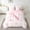 Pink, variant on Pink Bow Comforter Set Twin,Initial Letter D Chic Romantic Bedding Set,Princess Style Bowknot Love Hearts Girly Fairy Bed Set 7 Pieces(Comforter Fitted Flat Sheet Pillowcase Pillow Cover)