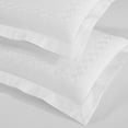 thumbnail image 6 of Superior Chain Links Embroidered Cotton Duvet Cover Set, Full/Queen, White/White, 6 of 11
