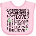 thumbnail image 3 of Inktastic Gastroschisis Support Awareness Gift Boys or Girls Baby Bib, 3 of 4