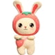 thumbnail image 1 of Bunny Plush Cute Strawberry Bunny Stuffed Animal 12inch,Pink Bunny Pillow,Strawberry Rabbit with Backpack,Soft Bunny Doll for Boys and Girls, 1 of 4