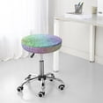 thumbnail image 6 of KLL Beautiful Glitter Round Bar Chair Cushion Cover 12 inch ,Bar Stool Protector with Elastic, Soft Washable, 6 of 6