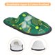 thumbnail image 3 of Balery Tennis Rackets and Balls Pantuflas de Casa de Felpa Silenciosas con Diseño Estampado, Zapatillas Cómodas Antideslizantes de Algodón para Interior-Medium, 3 of 8