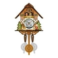 thumbnail image 1 of Decodeary Decorative And Delicate Cuckoo Clock In Antique Wooden Precise And Accurate Easy To Read CM001, 1 of 1
