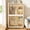 new 3X4, variant on Portable Wardrobe Closet Storage Organizer for Clothes,Clothes Dresser,9 Magnetic Doors-9 Cubes & 1 Hanging Rod,6 pcs hangers , Wardrobe Storage Cabinet,White