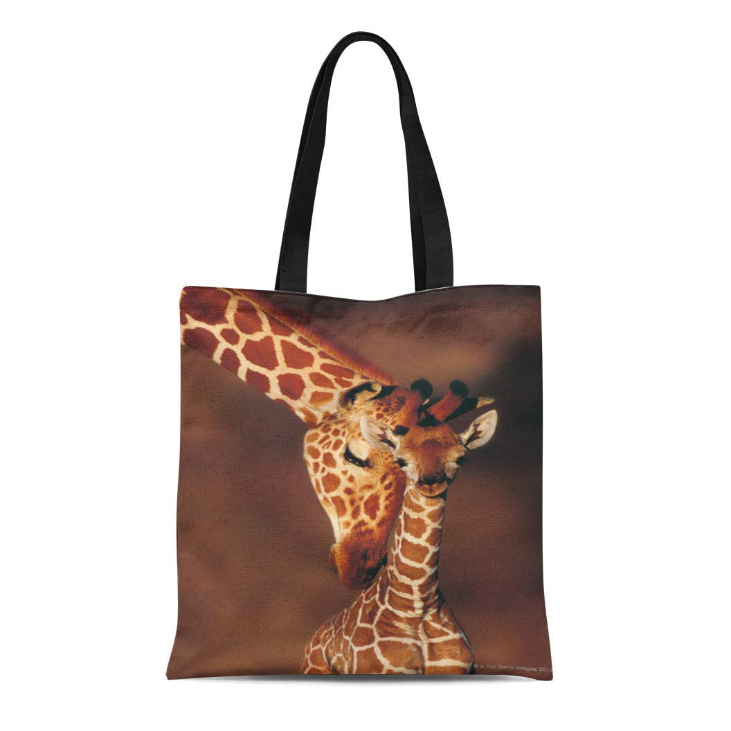 Jndtueit Giraffe Purse Animal Kiss Giraffe Printed Long Leather Wallet Outdoor Indoor Clutch Handbag with Zip for Women Men 