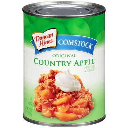 (4 Pack) Comstock Original Country Apple Pie Filling Or Topping, 21