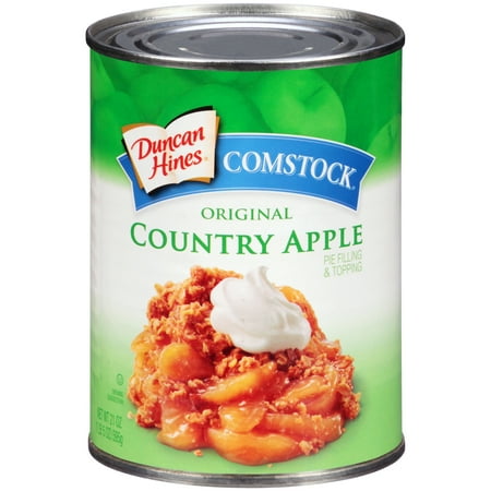 (4 Pack) Comstock Original Country Apple Pie Filling Or Topping, 21 (Best Homemade Apple Pie Filling)