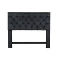 thumbnail image 3 of Chic Home Emer Headboard Velvet Upholstered Diamond Button Tufted, 3 of 3