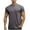 B-Dark Gray, variant on Wyobmus Mens Workout Shirts Summer Casual Short Sleeved Solid Color Crew Neck Tees Quick Dry Gym Bodybuilding Blouses Shirts M-3X B-Gray