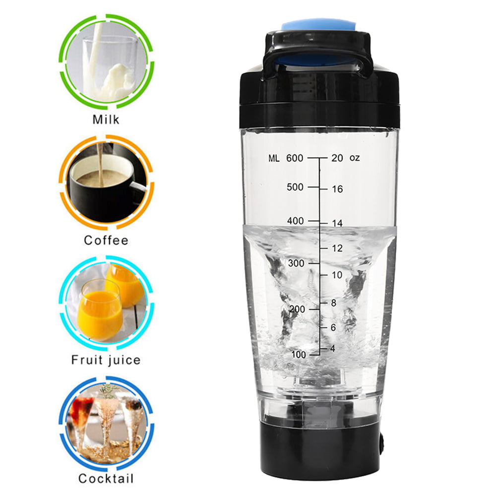 450/600ml Electric Protein Shaker Bottle USB Rechargeable Blender Portable  Protein Mixing Cup Gym Accessories For Home Kitchen - AliExpress