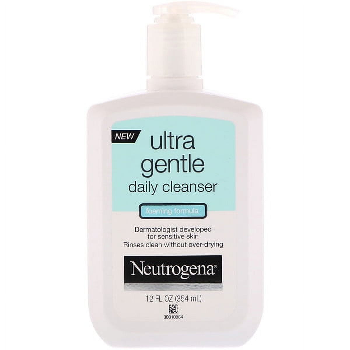 Neutrogena Ultra Gentle Foaming Facial Cleansing Gel, Daily Face