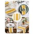 thumbnail image 4 of nqOlkjepod Yellow White Ombre Cloth Napkins Set of 8 Reusable Dinner Napkins, Modern Gradient Minimalist Aesthetic Cocktail Napkin Washable Table Napkins for Wedding/Party/Baby Shower 20"x20", 4 of 8