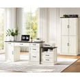 thumbnail image 3 of YouTrend 70'' Farmhouse Kitchen Pantry Cabinet Storage Cabinet W/ Adjustable Shelves and Metal Handles for Living Room,Kitchen,Bathroom,Office,White, 3 of 11