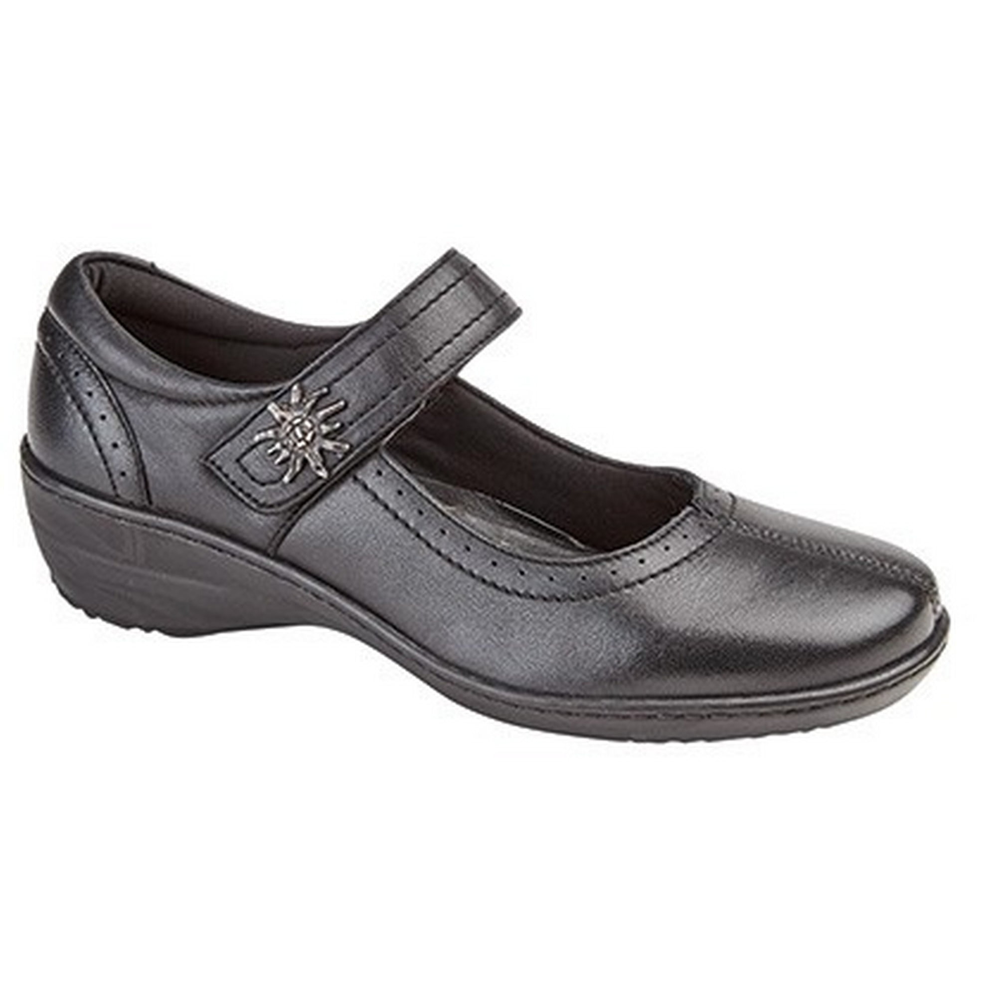 Mod Comfys Womens/Ladies Memory Foam Leather Touch Shoe