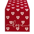 thumbnail image 2 of Kbndieu Valentines Day Table Runner, 13 x 72 Inch Red Heart Table Runner for Valentines Decorations, Winter Holiday Table Runners Valentines Day Decor Home Romantic Decorations on Clearance, 2 of 6