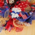 thumbnail image 7 of PALIFEUR 4th of July Wreath for Front Door, 15.75 Inch Patriotic Wreaths, Artificial Floral Spring Wreaths Decorations for Memorial Day Independence Day Veterans Day, Red Blue White, 7 of 7