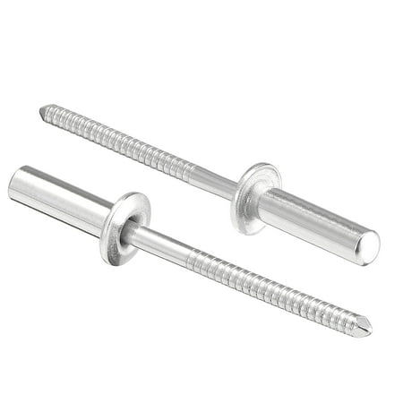 

Uxcell 4mm x 16mm 304 Stainless Steel Blind Rivets 25 Pack
