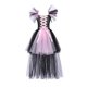 thumbnail image 1 of Vestido sin mangas con cuello redondo hasta la rodilla para niños de Europa y Estados Unidos, vestido de princesa de malla, ropa de juego de rol de payaso de Halloween, ropa de actuación para fiestas, 1 of 4