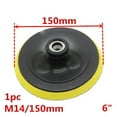 thumbnail image 1 of 3/4/5/6/7Inch Backing Pad Sanding Holder Disc Hook And Loop Backer Plates Drill Rod M10 for Polisher Grinding Tools M14 6Inch Disc, 1 of 9