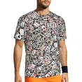 thumbnail image 2 of T Shirt For Men Poker Cards Sports T-Shirt Playing Cards Fashion Men Vintage Tee Shirt Summer Short-, 2 of 7