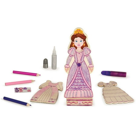 Melissa Doug Decorate Your Own Magnetic Princess Dress Up