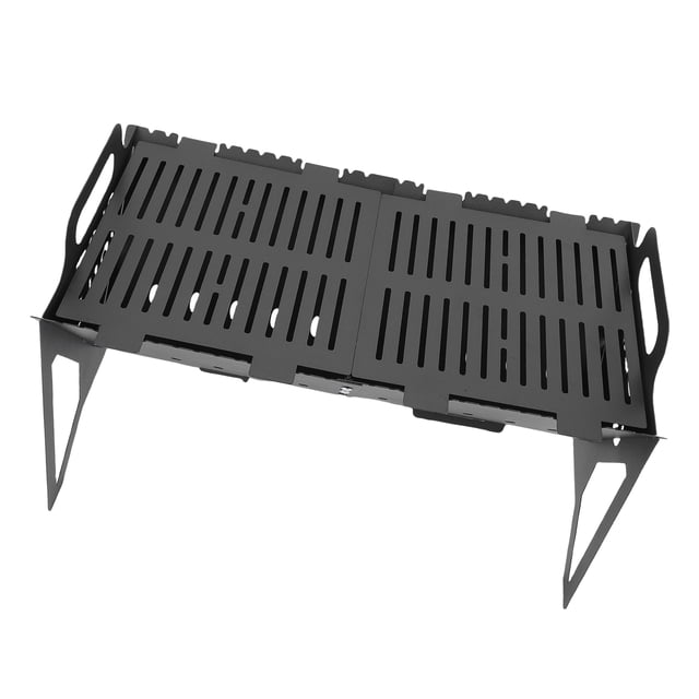 Parrilla Plegable Con Ranura, Parrillas De Carbón Plegables Portátiles, Parrilla De Barbacoa Plegable Desmontable Para Viajes Al Aire Libre, Picnic En El Patio Trasero