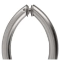 thumbnail image 4 of CRL CSH6X6SC Satin Chrome 6" Crescent Style Back-to-Back Pull Handles Without Metal Washers, 4 of 5