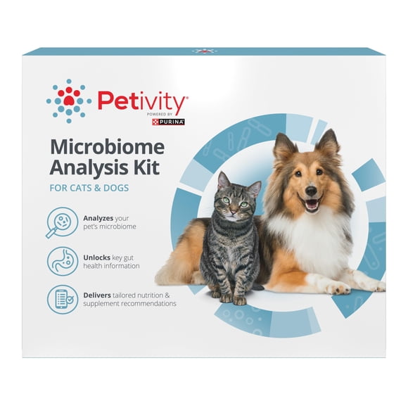 Kit de análisis de microbiomas Petitivity Advanced para perros y gatos