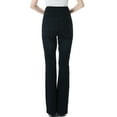 thumbnail image 4 of Maternity Women's Flare Leg Denim Jeans - Black/Blue 28, 4 of 4