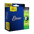 thumbnail image 1 of Cuerdas para Guitarra Eléctrica ELIXIR Paquete de 3 Sets 16550 OPTIWEB, 1 of 3