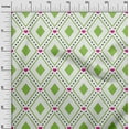 thumbnail image 3 of oneOone Cotton Poplin Green Fabric Check Sewing Craft Projects Fabric Prints By Yard 42 Inch Wide, 3 of 4