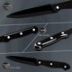 thumbnail image 2 of Myvit Steak Knives Juego de 8, Cuchillos de Pan Dentados Negros de Acero Inoxidable con Alto Contenido de Carbono, Juegos de Cubiertos de Cocina, Cuchillos de Carne para Cena para Fiesta en Casa, 2 of 7