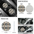 thumbnail image 5 of Renewold Car Seat Cover Full Set 11 PCS, with Steering Wheel Headrest Handbrake Gear Shift Knob Cover Cup Coasters Auto Seat Cover Accessories, Southwest American Tribal Blue Brown, 5 of 7