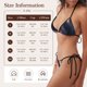 thumbnail image 5 of Balery Dramatic Shark Attack Pijama Estampado Bikini de Dos Piezas para Mujer - Conjunto de Bikini Ajustable Sexy y Cómodo para Playa, 5 of 6