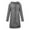 Gray, variant on LYXSSBYX Plus Size Womens Coats and Jackets Women's Solid Color Hoodie Zipper Long Sleeve Sweatshirts Irregular Hem Long Coat Tops with Pockets
