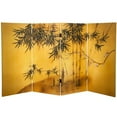 thumbnail image 2 of Oriental Furniture 3 ft. Tall Double Sided Bamboo Tree Canvas Room Divider, 2 of 5