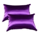 thumbnail image 1 of Paquete de 2 Fundas de Almohada de Satén para Cabello y Piel, Funda de Almohada de Satén de Seda con Cierre de Hotel, Funda de Almohada Fundas de Almohada Suaves y Transpirables 48 x 74 cm, 1 of 6