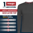 thumbnail image 5 of Wrangler Men's Brushed Performance Base Layer Top, 1 Pack, 5 of 5