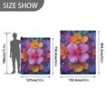 thumbnail image 6 of Yayeee Throw Blanket for Couch Soft Warm 50" x 60" Sofa Chair Bed Decoration, Large Purple Flowers, 6 of 7