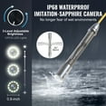 thumbnail image 3 of KFFKFF Plumbing Inspection Device, 165 ft/50m, Equilibrium Maintaining Drainage Cam with 512Hz Signal Emitter, Distance Tracker, 9" Display 1080P HD Serpentine Plumbing Device, 3 of 9