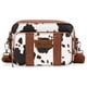 thumbnail image 1 of Bandolera Wrangler con estampado de vaca para mujer, color marrón Montana West, 1 of 6