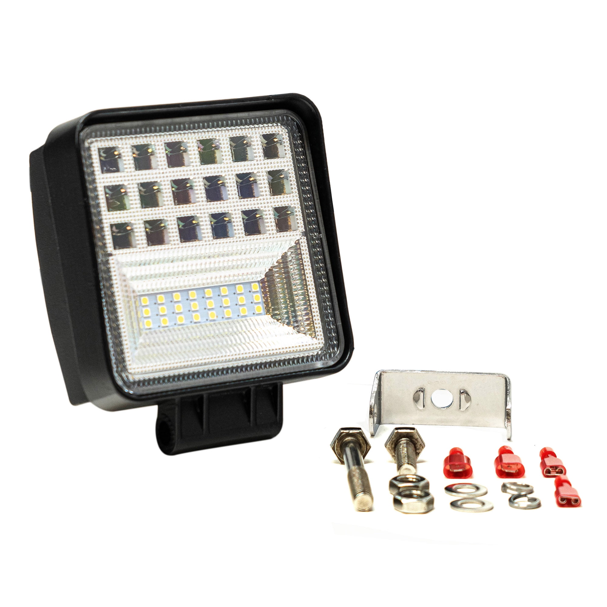 Alpena TaskLED Dual White LED Flood and Spotlights, 12-24V, Model 77677,  Universal Fit for Vehicles 